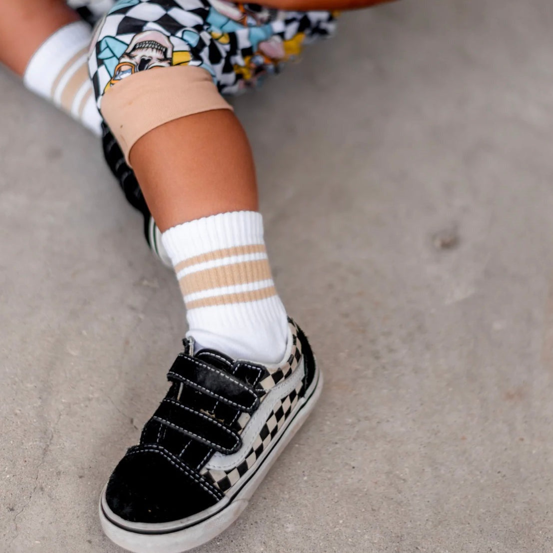 Striped Socks - Beige