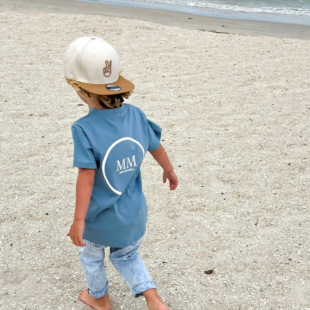 Steel Blue Logo Tee