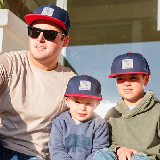 Cubs & Co SnapBack - Navy + Red