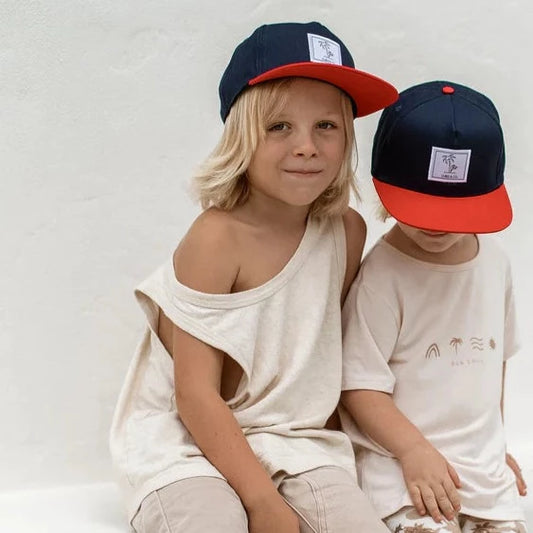 Cubs & Co SnapBack - Navy + Red