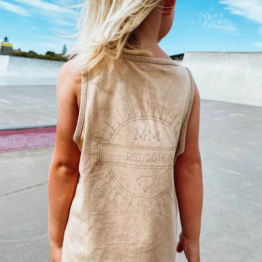 Stonewashed Singlet - Mocha