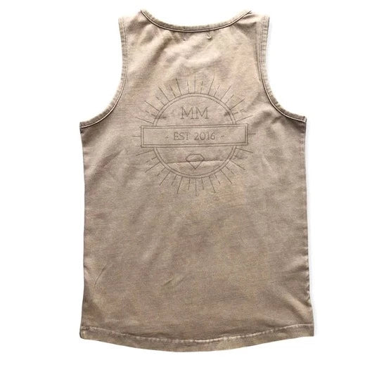 Stonewashed Singlet - Mocha