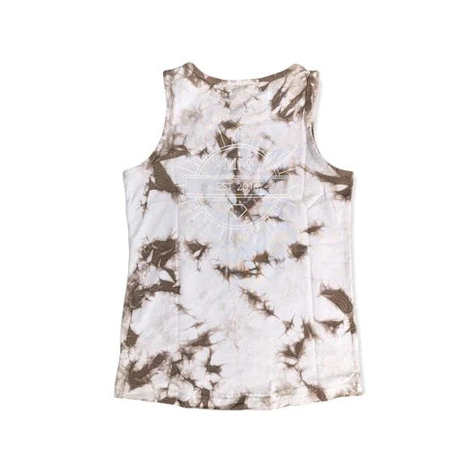 Tie Dyed Singlet - Mudslide